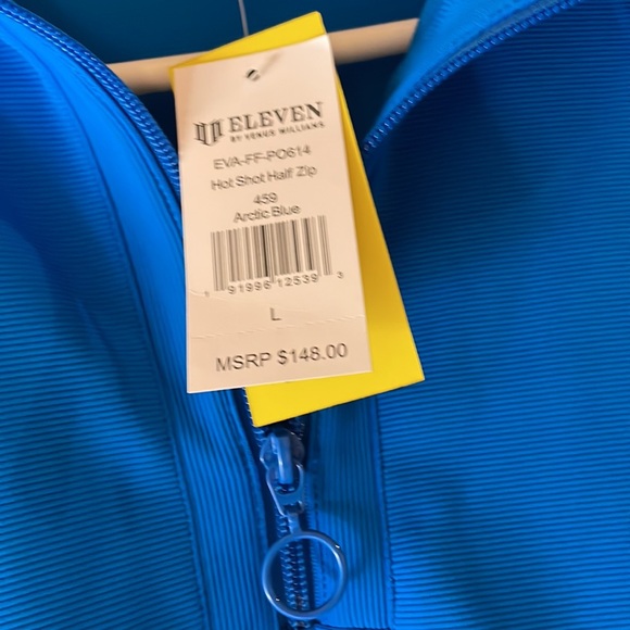 EleVen by Venus Williams Hot Shot Half Zip Sweatshirt
Blue Size Large tennis - Picture 6 of 8